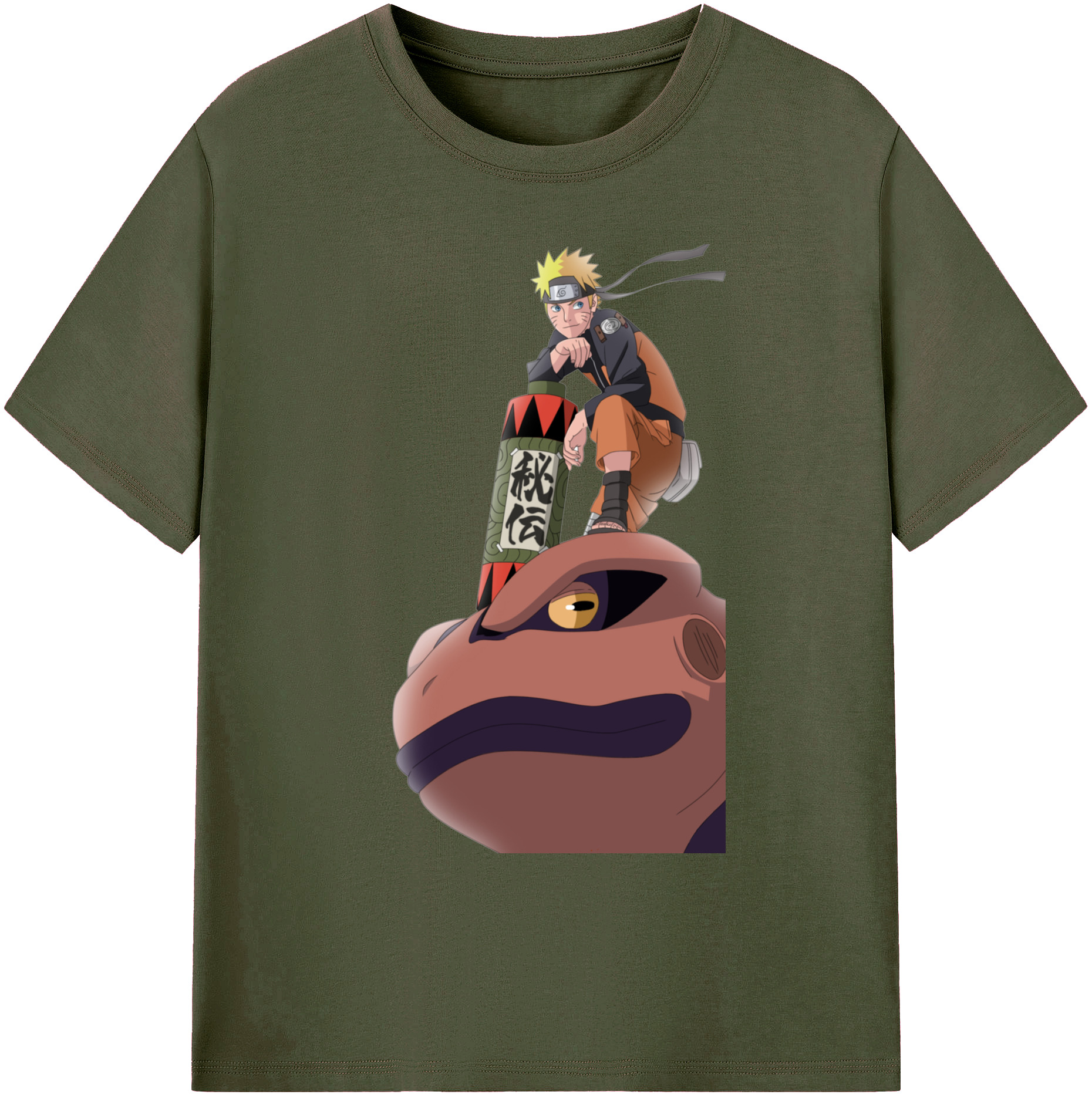 （画像用） NARUTO -ナルト- うずまき ナルト Uzumaki Naruto 綿100％ メンズ半袖Tシャツ｜肌触りやわらか＆通気性